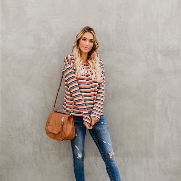 Striped Sweater Top - Picture 8 of 8